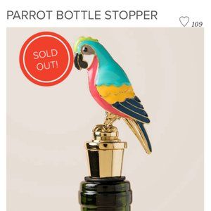 *Sold Out* Colorful Parrot Bottle Stopper